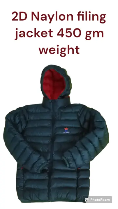 20D Naylon filing jacket weight 450 grams  uploaded by BLACK hewzen apparel pvt LTD company Bareilly Indi on 9/21/2023