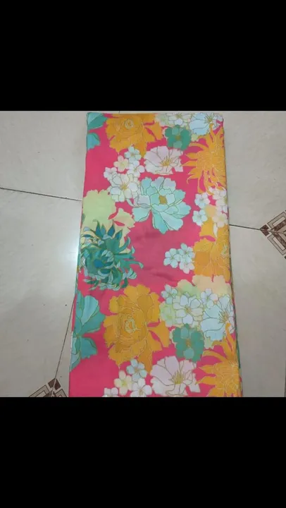 Chinon Fabric Digital Printed  uploaded by Hinglaj Fashion on 9/22/2023