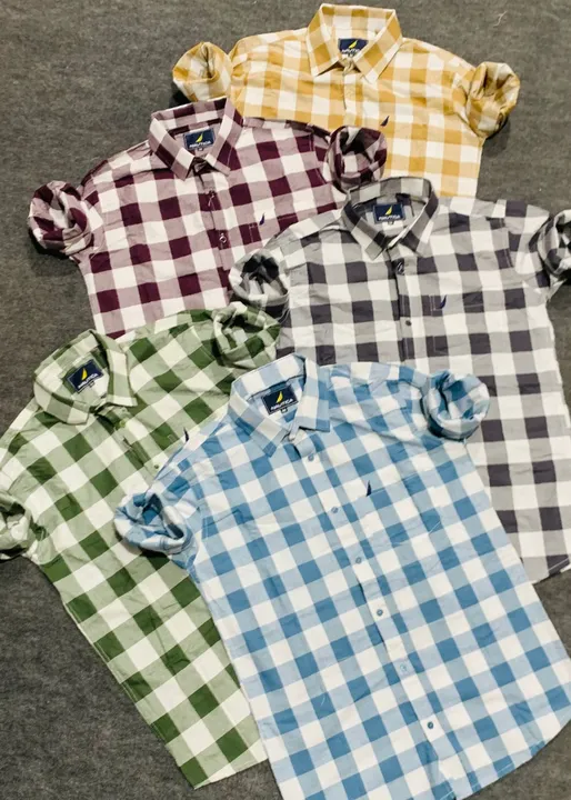 Paper Cotton Check Shirts / Cod Available / Starting Price  uploaded by business on 9/22/2023