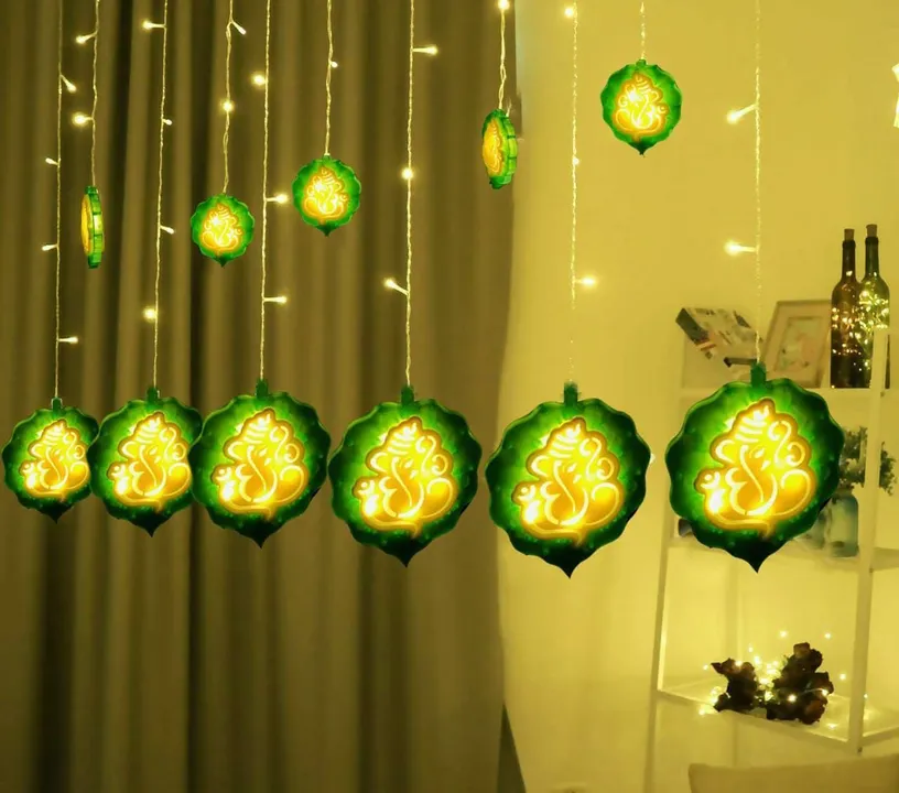 *6+6 GANESHA PANN STRING LIGHT CURTAIN (WARM WHITE)* -  uploaded by business on 9/22/2023