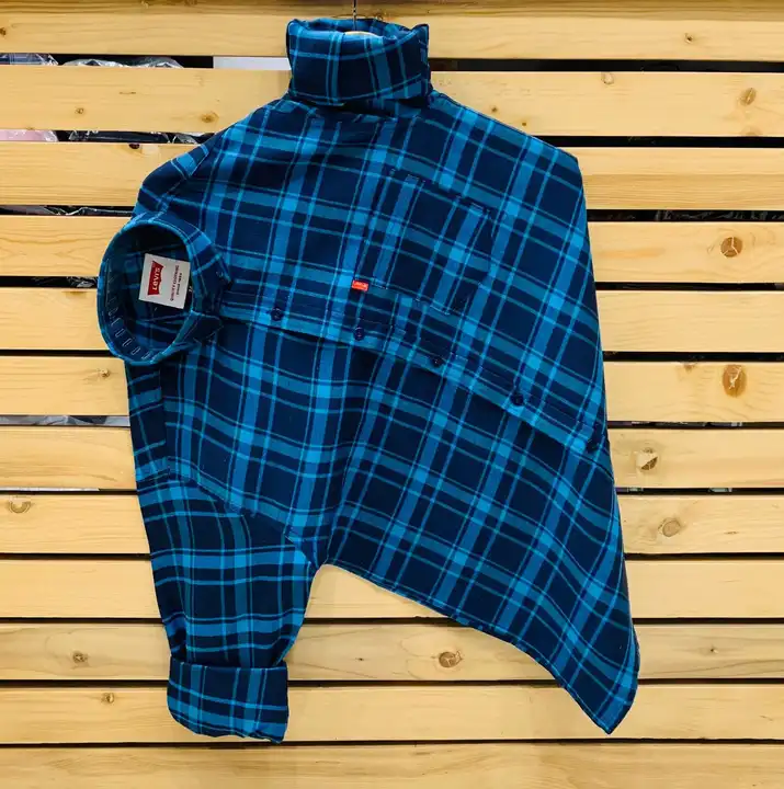 Twill check shirt uploaded by business on 9/22/2023