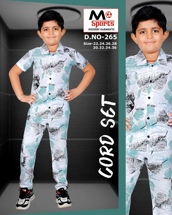 Printed Kids Cord Set  uploaded by Maharashtra trading company on 9/22/2023