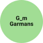 Business logo of G_M garmans