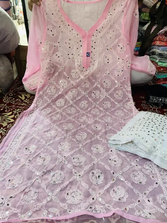 Rose jaal uploaded by LUCKNOWI CHIKANKARI  on 9/22/2023