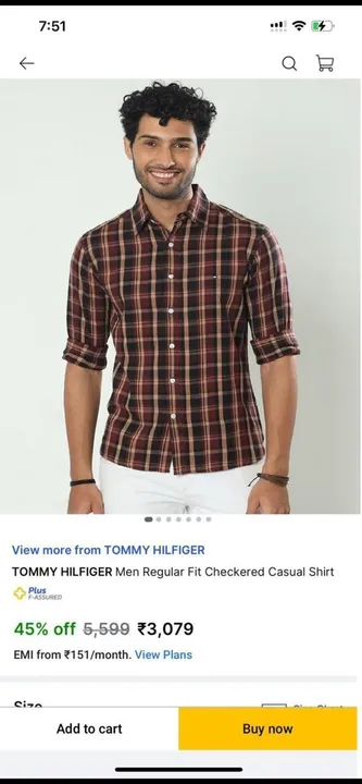 Tommy original shirt uploaded by ARIHANT MARKETING on 9/22/2023