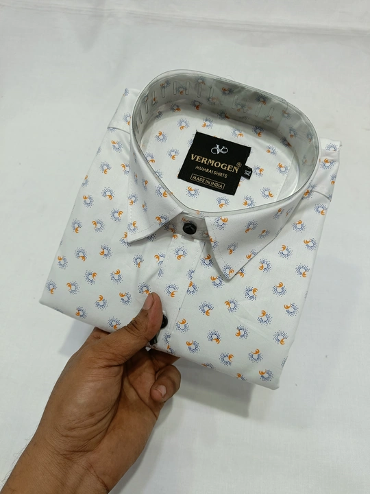Giza Cotton printed shirts uploaded by business on 9/22/2023