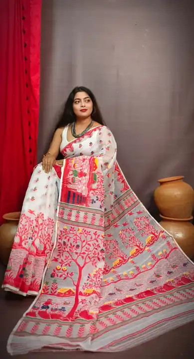 New design soft Jamdani saree  uploaded by Sujata saree cantre on 9/22/2023