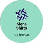 Business logo of Mens shirts and kurta pajma