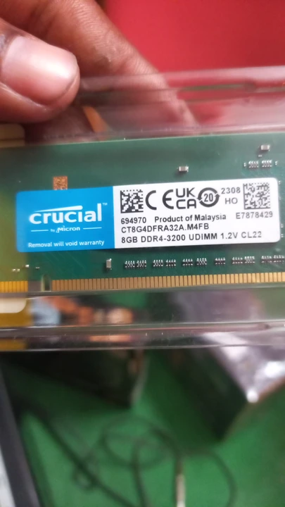 Crucial DDR4 8gb desktop Ram  uploaded by business on 9/22/2023