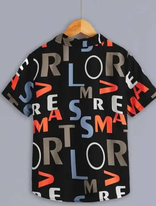 Kids Haf-Sleeves printed Shirt uploaded by Sanwariya Creation on 9/23/2023