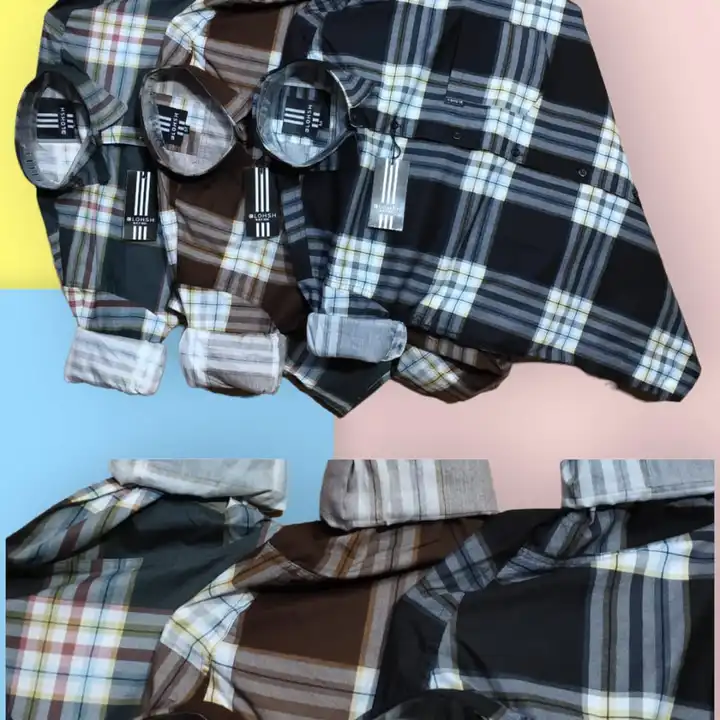 COTTON X CHECKS SHIRTS  uploaded by Cotton X - Made in India  on 9/23/2023