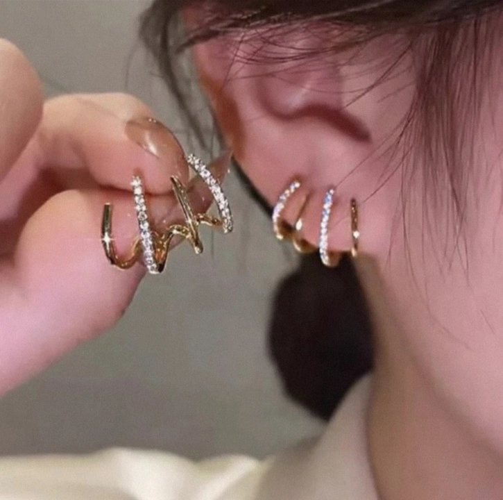 Trending Korean earrings uploaded by business on 9/23/2023