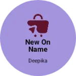 Business logo of New on name