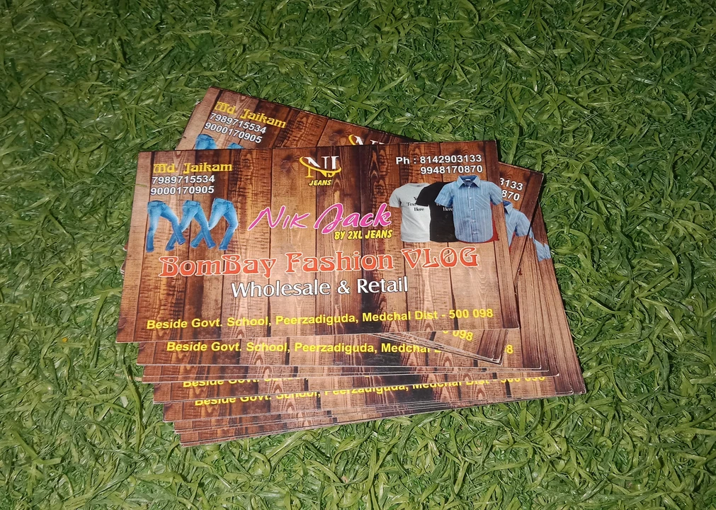 Visiting card store images of Bombay fashion vlog