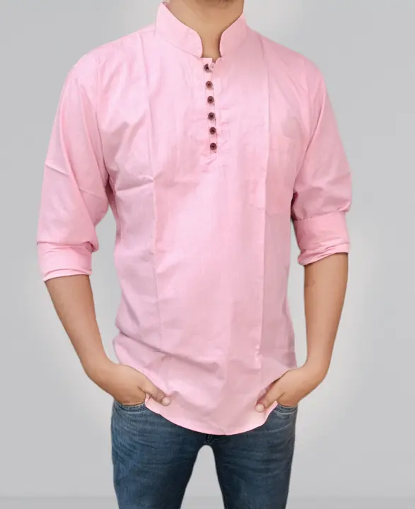 Men's wear cotton blend  short kurta uploaded by Miskh enterprises on 9/23/2023