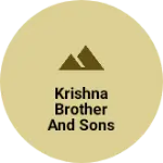 Business logo of Krishna brother and sons