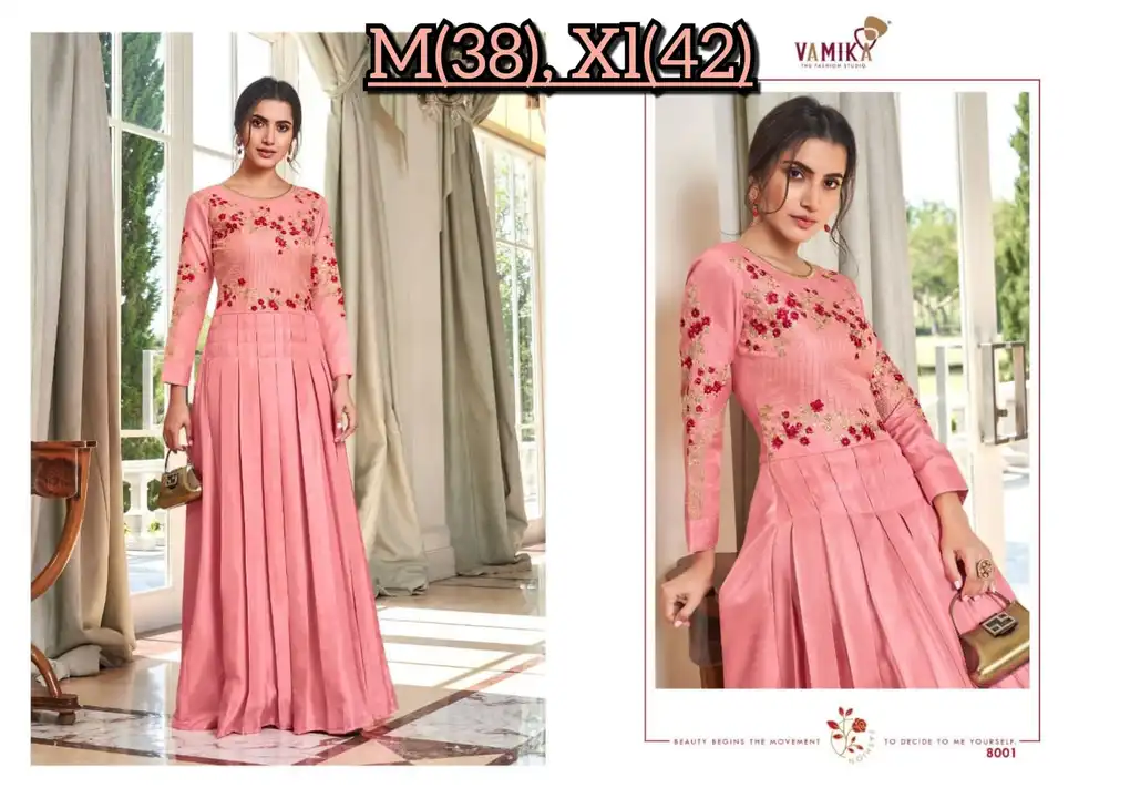 Presents Hit Gown Series Of Vamika Brand's``` 

🍁Catalogue :- *KASEESH*🍁
 uploaded by Ayush fashion on 9/23/2023