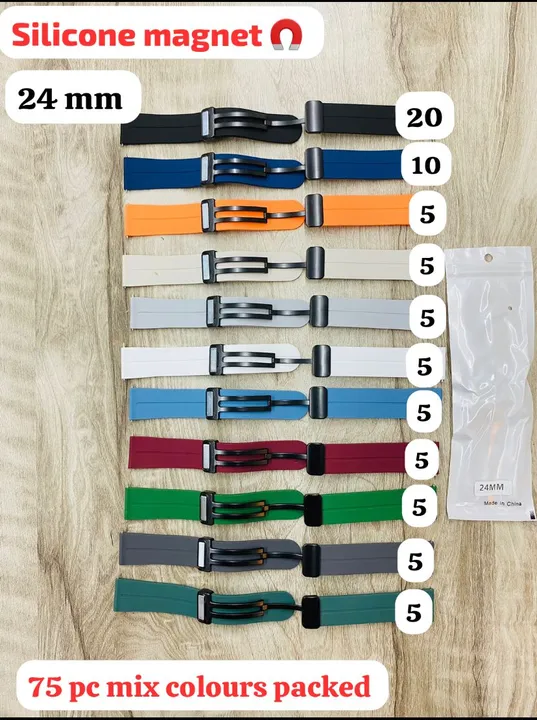 24MM SILICON MAGNETIC STRAP uploaded by Sargam Mobile on 9/23/2023