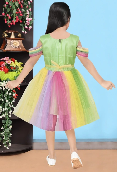 Agile Comfy Girls Frock and Dresses MULTI COLOUR  uploaded by A.R.collections  on 9/23/2023
