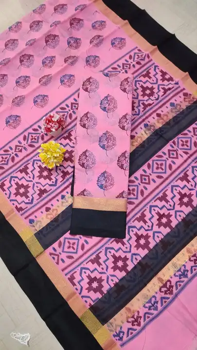 Printed cotton saree  uploaded by business on 9/23/2023
