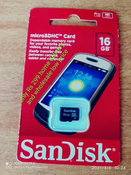 16 GB memory Card uploaded by Home delivery and wholesale on 3/21/2021