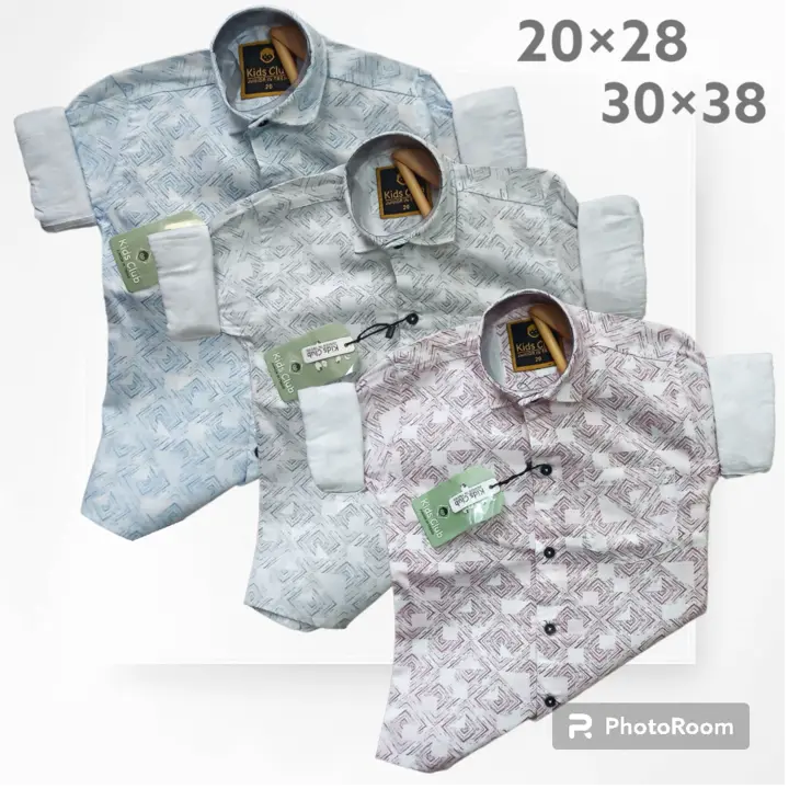 Boys cotton shirts uploaded by Hasmukh creation on 9/23/2023