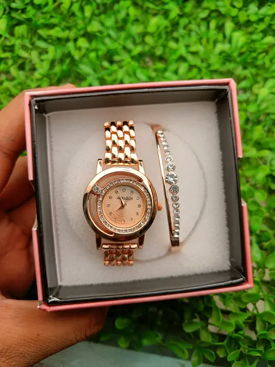 Post image its best product for gift to your love one best quality of bracelet n watch with brand box