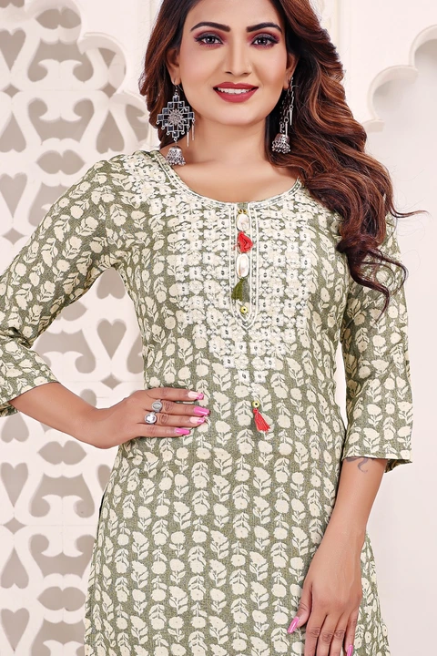 Stret kurtis_@Exclusive designer women's NAYRA CUT@STRET KURTIS@ALIYA CUT Kurtis(Floor lenth)@Afgani uploaded by business on 9/24/2023