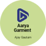 Business logo of Aarya garment