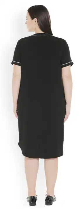 JUNAROSE Plus Size Women Black Solid A-line Dress
 uploaded by Western Gallery  on 9/24/2023