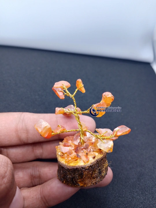 Red carnelian tree Original natural stone  Home decoration car decoration uploaded by Cambayenterprice on 9/24/2023