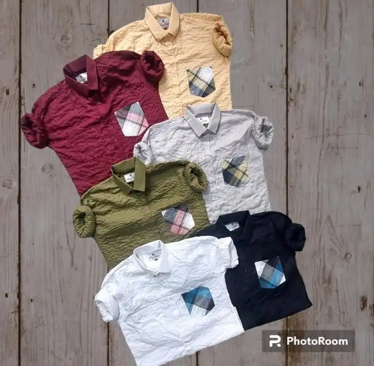 Plain popcorn 🍿 Shirt  uploaded by Macbear Garments Pvt.Ltd. on 9/24/2023
