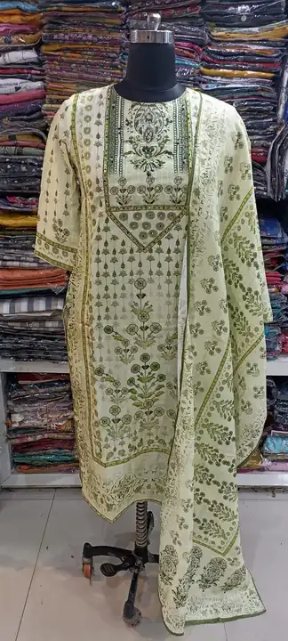 Kurti with dupatta  uploaded by Balaji textile on 9/24/2023