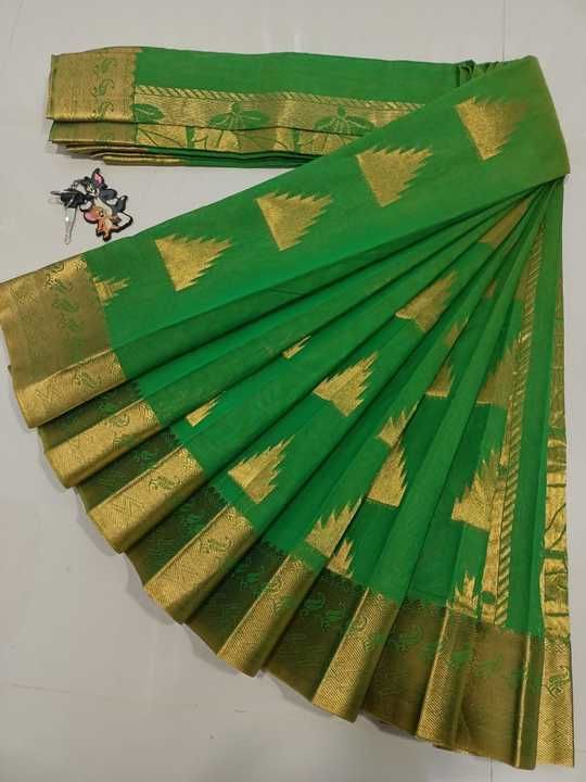 Cotton saree uploaded by business on 3/21/2021
