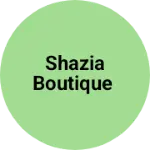 Business logo of Shazia boutique