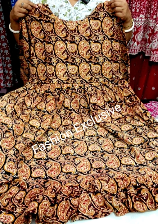Pure cotton aj rakh kuchi gown uploaded by Fashion Exclusive Agarpara on 9/24/2023