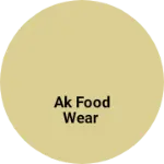Business logo of AK food wear