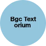 Business logo of BGC TEXTORIUM