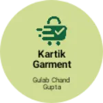 Business logo of Kartik garment