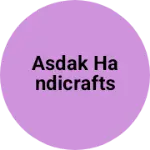 Business logo of Asdak handicrafts