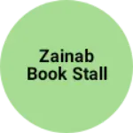 Business logo of Zainab book stall