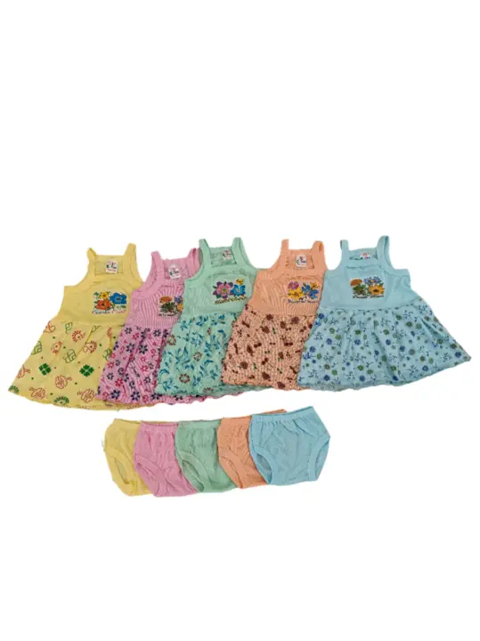 Baby frock and panties set  uploaded by New Tech Knits on 9/25/2023