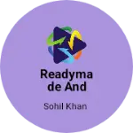 Business logo of Readymade and Pakistani suits or naira cut