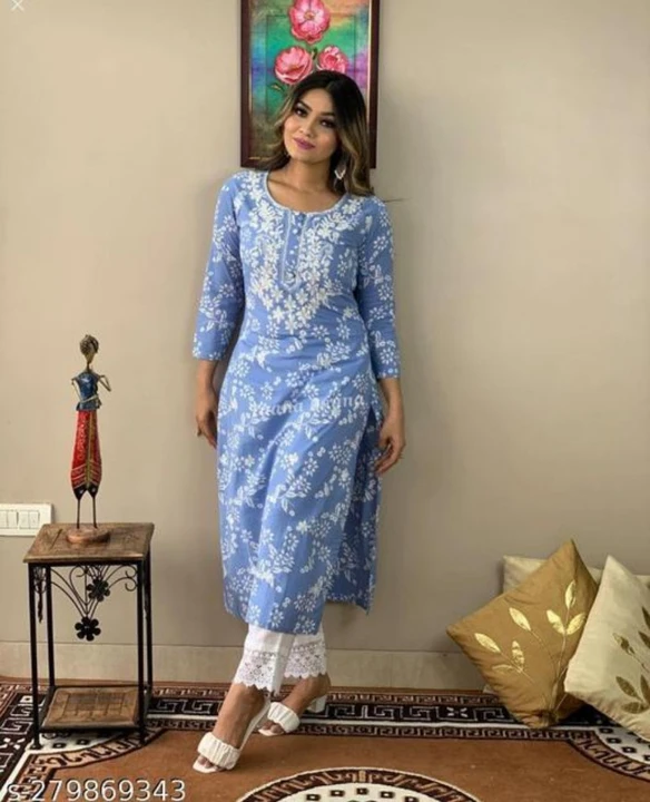 New Sara Style Fashionable Kurti Paijami uploaded by business on 9/25/2023