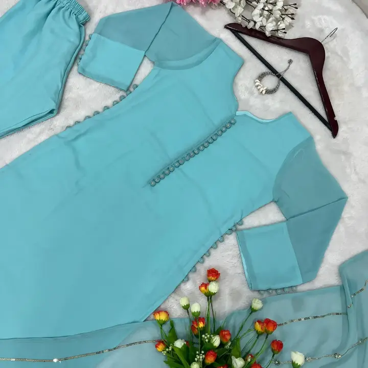 👉👗💥*Launching New Designer Party Wear Look Fancy Top-Dupatta and Fully Stitched Bottom *💥👗💃🛍 uploaded by Royal designer boutique on 9/25/2023