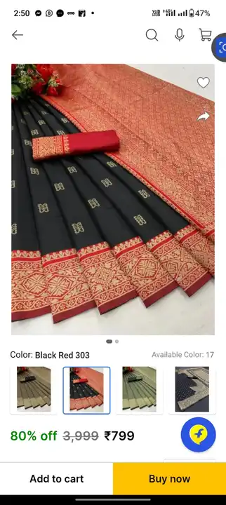 Post image 👉🏻 HEAVY BANARASI SILK SAREES at 220RS

👉🏻 WORK HEAVY JACKET

👉🏻 CAT 6+

👉🏻 WITH BLOUSE

👉🏻 DESIGN  30/40 MIX

👉🏻  500 PIC'S 

👉🏻 MINIMUM 50 PIC'S 

💵 *RATE 220 FINAL*