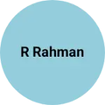 Business logo of R Rahman