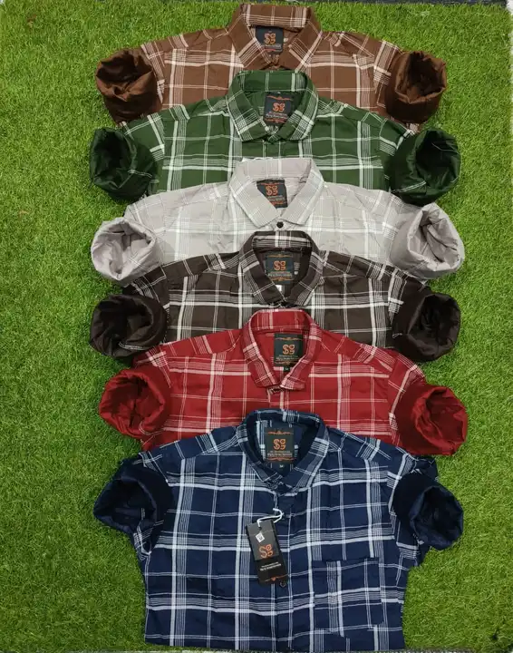 Men's shirt Laffer fabric uploaded by S m enterprise  on 9/25/2023