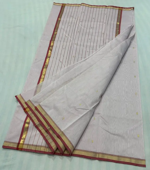 pure handloom fancy chanderi saree uploaded by business on 9/25/2023