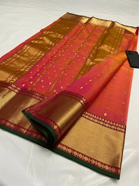 rakwadi nakshi chanderi katan silk saree uploaded by business on 9/25/2023